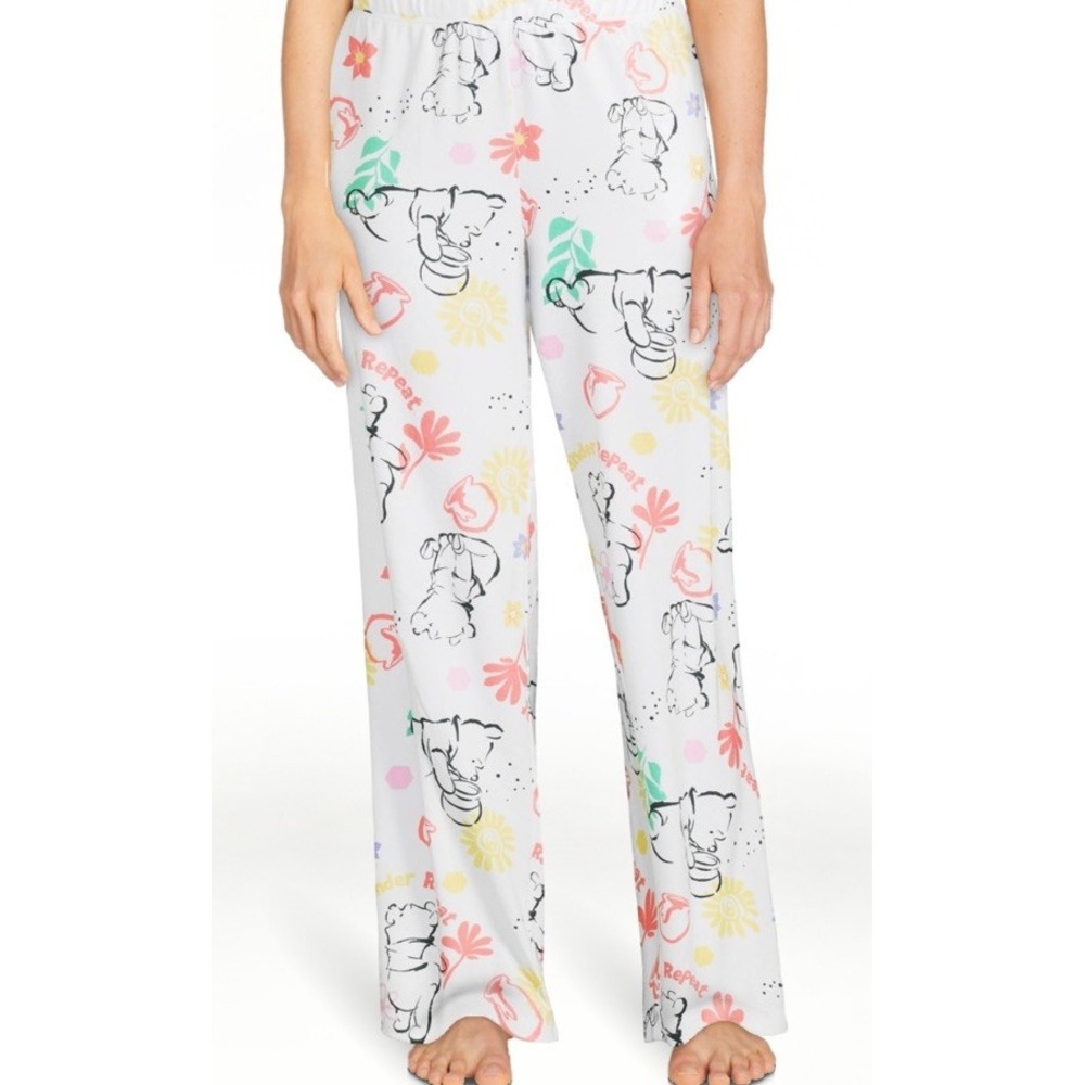 3X Disney Winnie The Pooh Women's Sleep Pajama Pants w/ Pockets 22-24 Extra Soft
